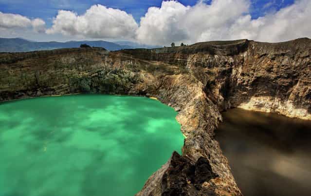 Indonesia Lakes of Mount Kelimutu