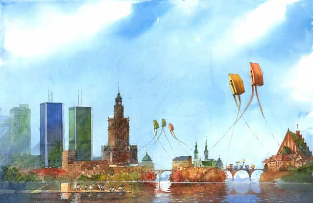 Watercolor Paintings By Tytus Brzozowski 