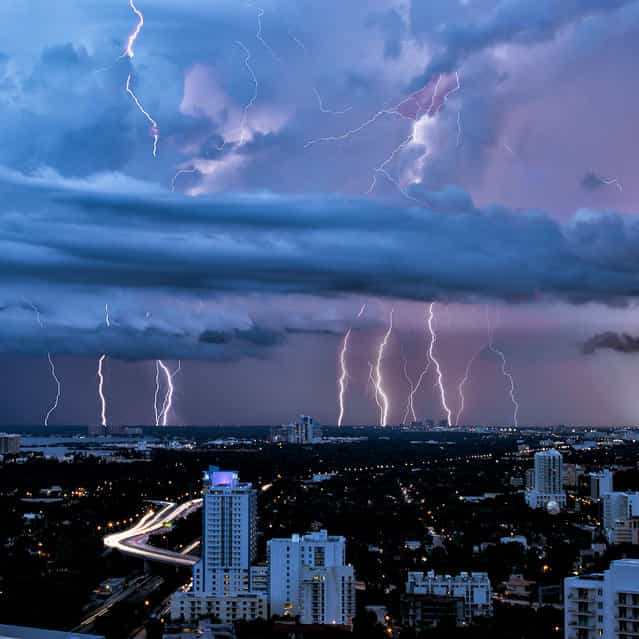 [Homestead / Keys lightning]. Miami, 2012. (Photo by lostINmia)