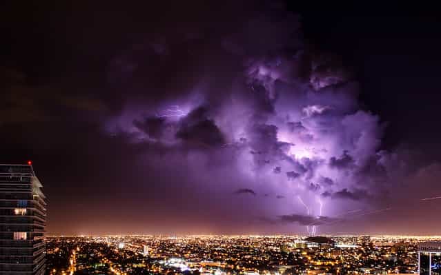 [Glades lightning]. Miami, 2012. (Photo by lostINmia)