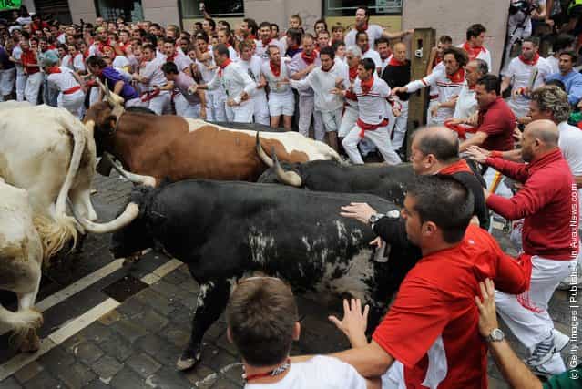 Fiesta De San Fermin Running Of The Bulls: Day 2