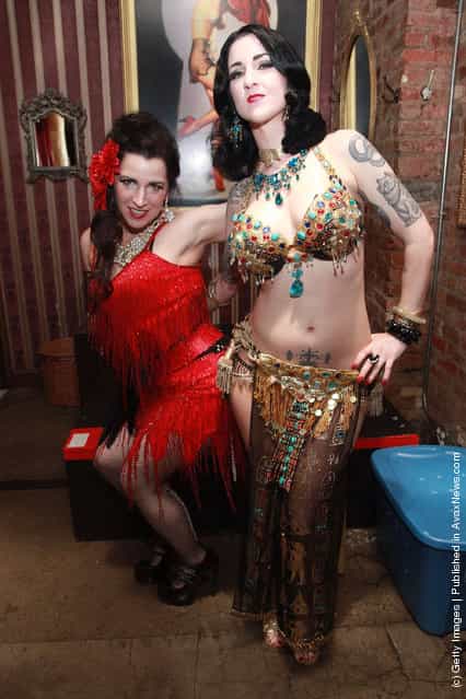 Brooke Shields And Tina Turnbow Host A Private Burlesque Performance