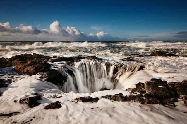 Thor's Well in Cape Perpetua