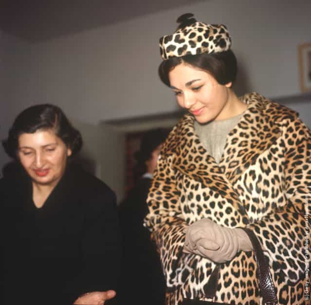 Empress Farah Pahlavi of Iran in 1961