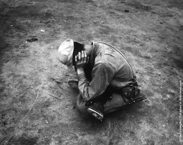 A weary and dispirited survivor of a lost battalion during the Korean War