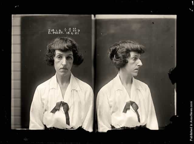 Dorothy Mort, criminal record number 518LB, 18 April 1921. State Reformatory for Women, Long Bay, NSW