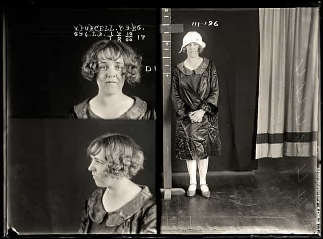 Vera Purcell, criminal record number 694LB, 7 September 1926. State Reformatory for Women, Long Bay, NSW
