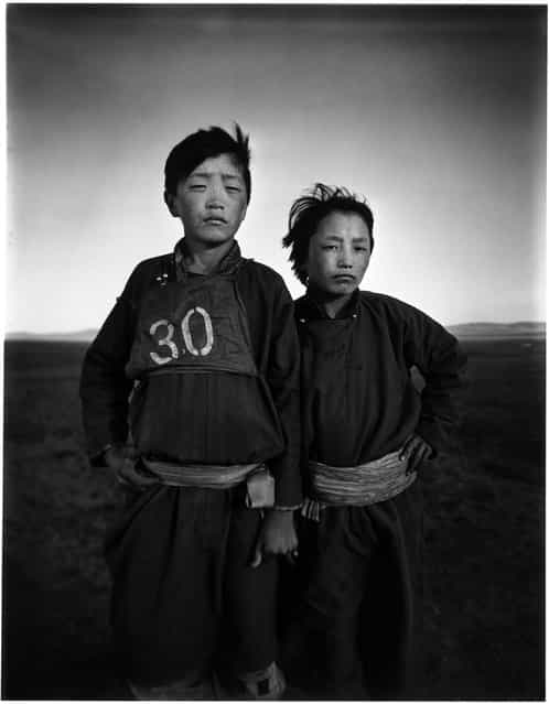 Mongolian Child Jockeys