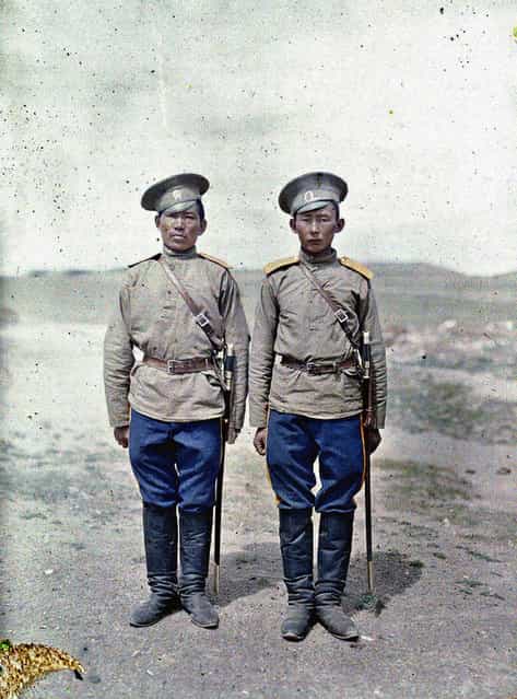 Two Cossack soldiers in Urga