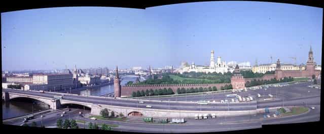 Kremlin from Rossiya Hotel, Moscow, 1969