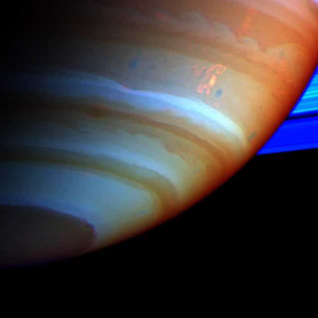 A large, bright and complex convective storm that appeared in Saturns southern hemisphere in mid-September 2004 was the key in solving a long-standing mystery about the ringed planet