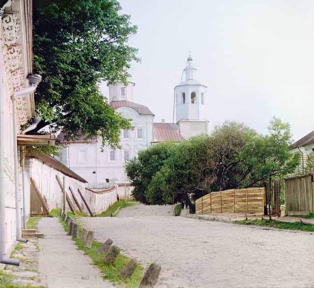 Photos by Sergey Prokudin-Gorsky. Avraamievskii Monastery. Russia, Smolensk Province, Smolensk, 1912