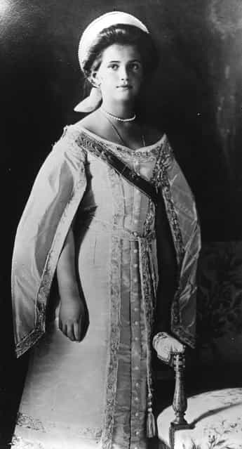 The Grand Duchess Marie (1899–1918), daughter of Tsar Nicholas II, circa 1915.
