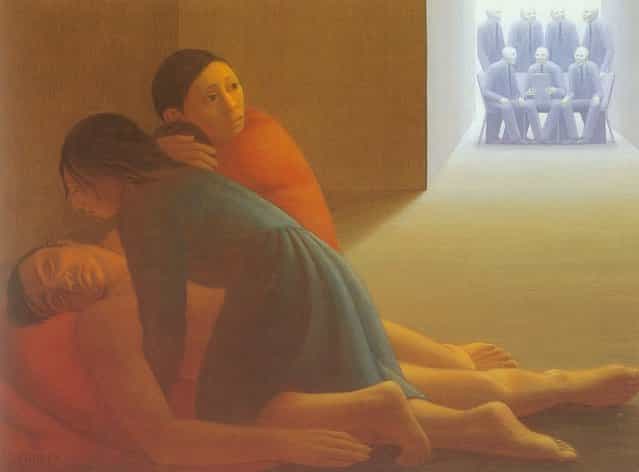 Corporate Decision. Artwork by George Tooker