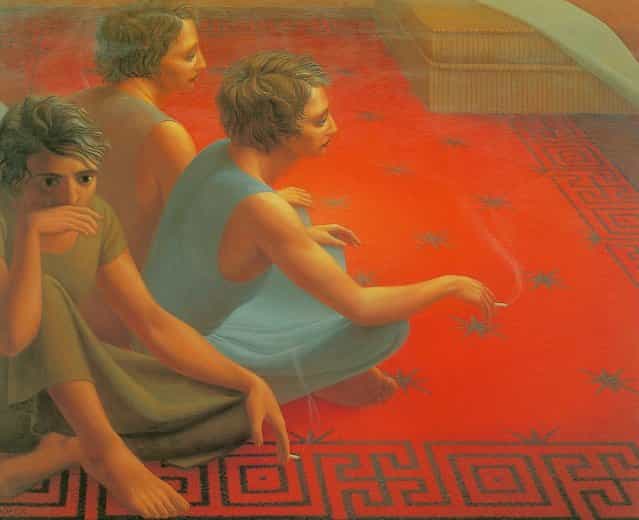 Red Carpet. Artwork by George Tooker