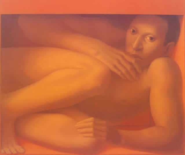 Man In The Box. Artwork by George Tooker