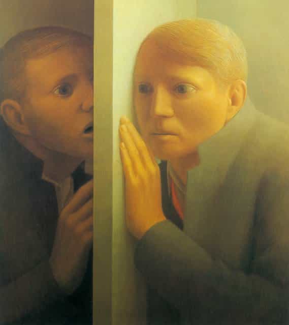 Voice I. Artwork by George Tooker