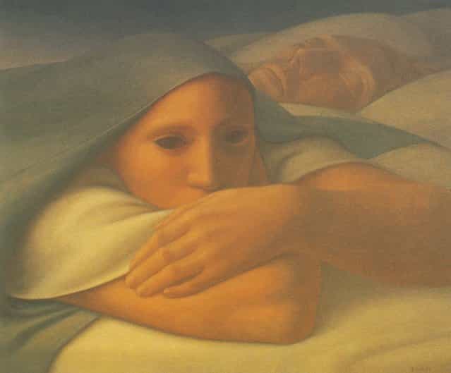 Night I. Artwork by George Tooker