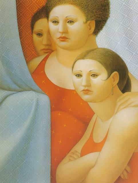 Three Women. Artwork by George Tooker