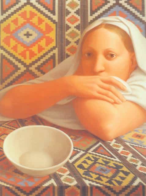 Odalisque. Artwork by George Tooker