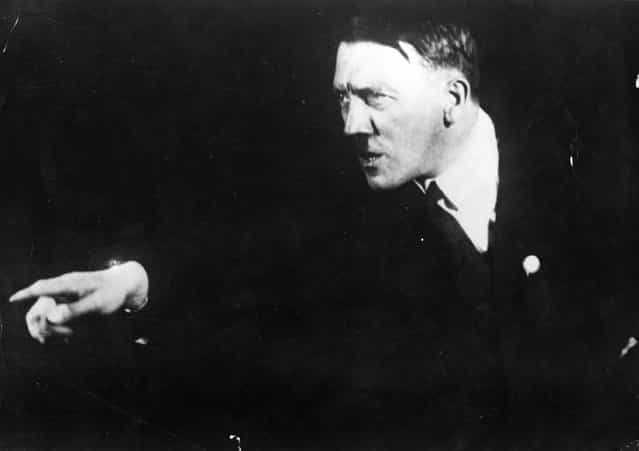 circa 1925: Adolf Hitler (1889 - 1945), the German dictator. (Photo by Hulton Archive)