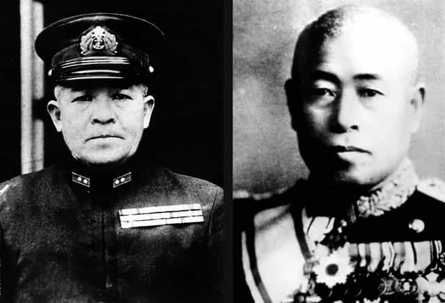 Japanese Vice-Admiral Chuichi Nagumo (left) commanded the Japanese combined air and sea power at Pearl Harbor. He was born in 1886 and committed suicide in July 1944. Admiral Isoroku Yamamoto (right) was the commander of Japan's Combined Fleet and planned the attack on Pearl Harbor. He was gunned down by the U.S. Army Air Force while inspecting the Northern Solomon Islands on April 18, 1943. Yamamoto was born in Japan in 1884 and studied at Harvard University in the U.S. (Photo by Associated Press)