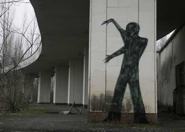 A view of an underpass in the deserted town of Pripyat near the closed Chernobyl nuclear power plant Ukraine November 27, 2012. (Photo by Efrem Lukatsky/AP Photo)