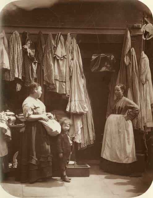Vintage Clothing St.Giles. (Photo by John Thomson/LSE Digital Library)