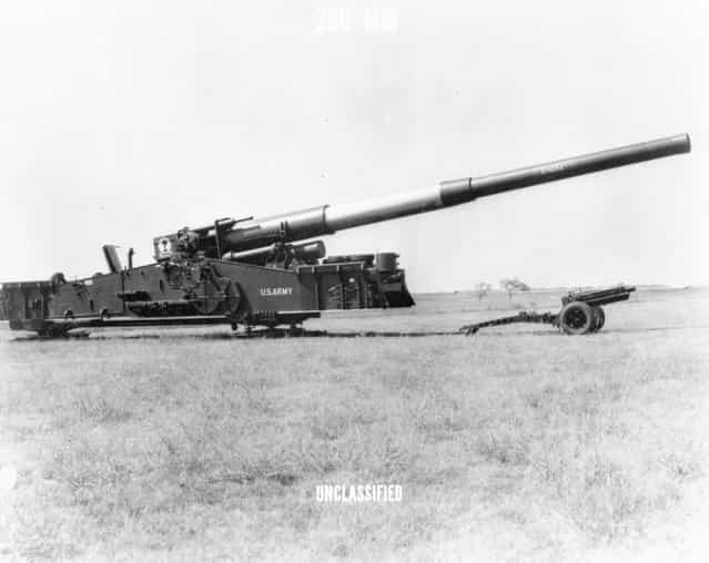 280 mm AFAP cannon. (Photo by Los Alamos National Laboratory/US Army)