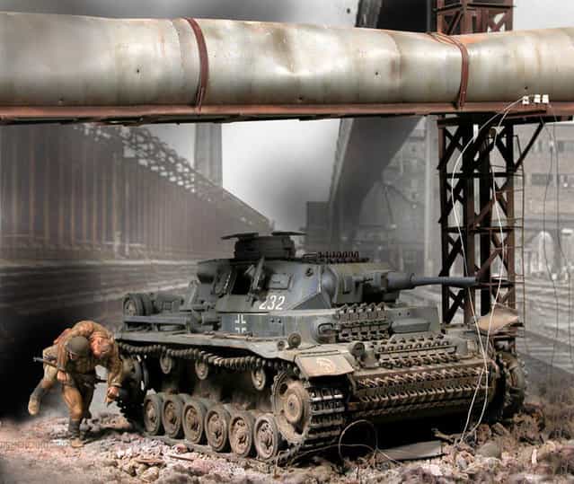 Diorama of the Battle of Stalingrad By Vladimir Demchenko