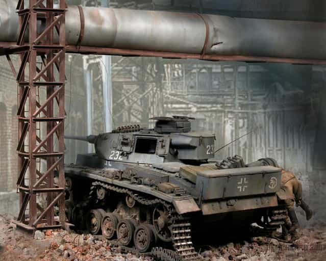 Diorama of the Battle of Stalingrad By Vladimir Demchenko