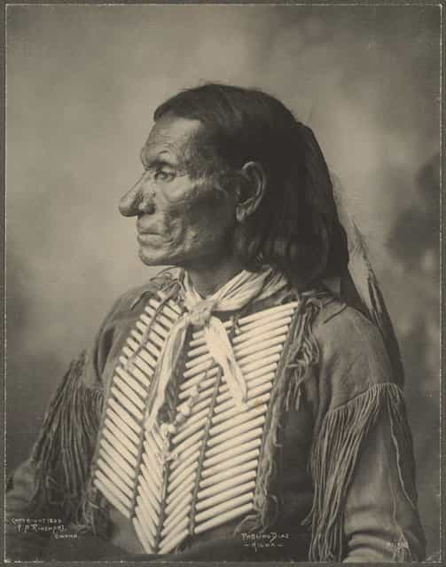 Pablino Diaz, Kiowa, 1899. (Photo by Frank A. Rinehart)