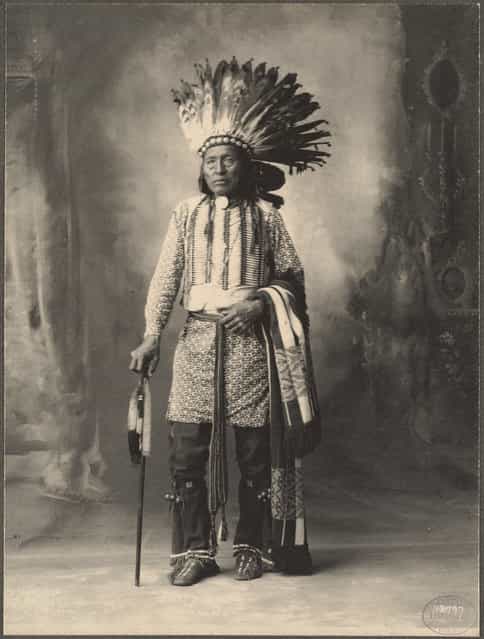 Arapahoe Chief, 1899. (Photo by Frank A. Rinehart)