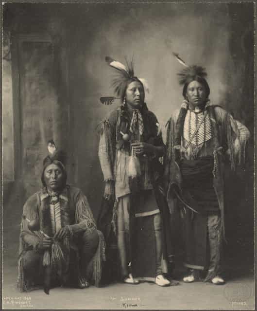 In Summer, Kiowa, 1899. (Photo by Frank A. Rinehart)