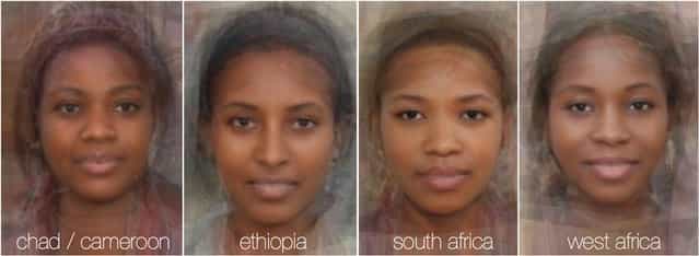 World of Averages: Typical Female Faces