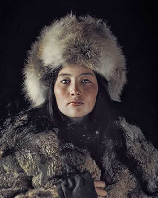 The Kazakhs are the descendants of Turkic, Mongolic and Indo-Iranian tribes and Huns that populated the territory between Siberia and the Black Sea. They are a semi-nomadic people and have roamed the mountains and valleys of western Mongolia with their herds since the 19th century. (Jimmy Nelson)