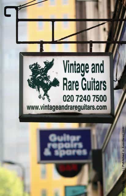 The Music Stores And Recording Studios Of Denmark Street.
