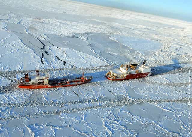Russian Tanker Renda Delivers Fuel To Nome Alaska