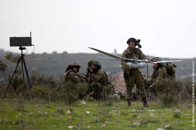 Israeli Troops Showcase Rapid Launch Surveillance Drone