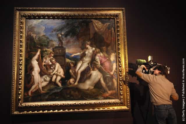 Titian's [Diana And Callisto] Masterpiece Goes On Display At The National Gallery In London
