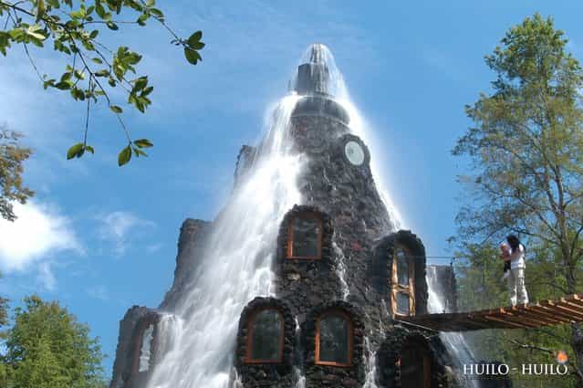 The Magic Mountain Hotel in the Huilo Huilo Reserve