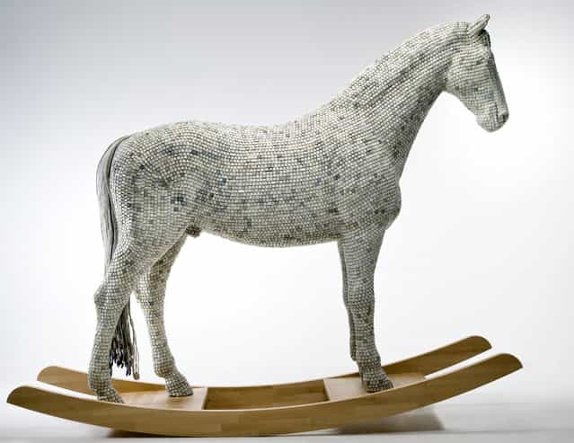 Trojaner Horse Made of Computer Keys
