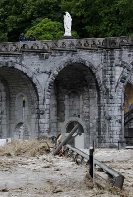 Floods Close Lourdes Pilgrimage Site in Pyrenees
