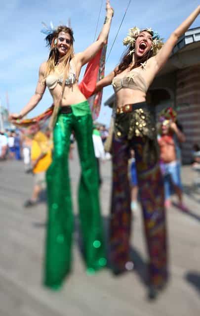 Sea Creatures Come out for Coney Island's Mermaid Parade