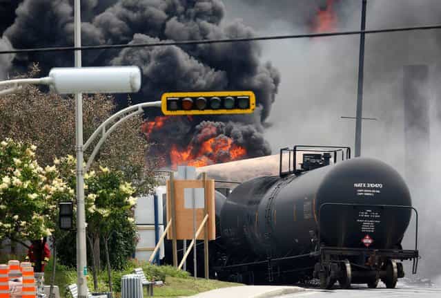 Freight Train Derails and Explodes in Lac-Megantic Quebec