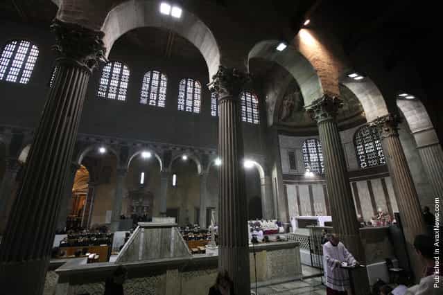 Pope Celebrates Ash Wednesday At The Santa Sabina Basilica