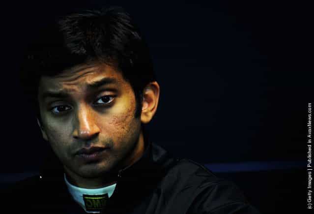 Narain Karthikeyan of India and Hispania Racing Team
