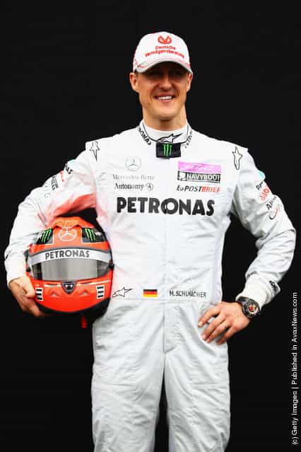 Michael Schumacher of Germany and Mercedes GP 