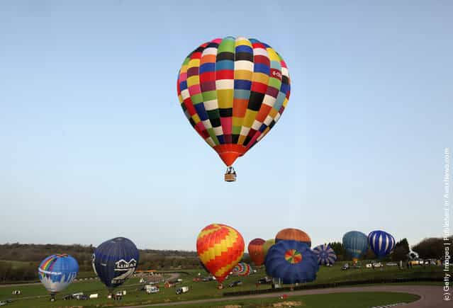 Over Fifty Hot Air Balloons Attempt The Largest Ever Balloon Crossing Of The English Channel
