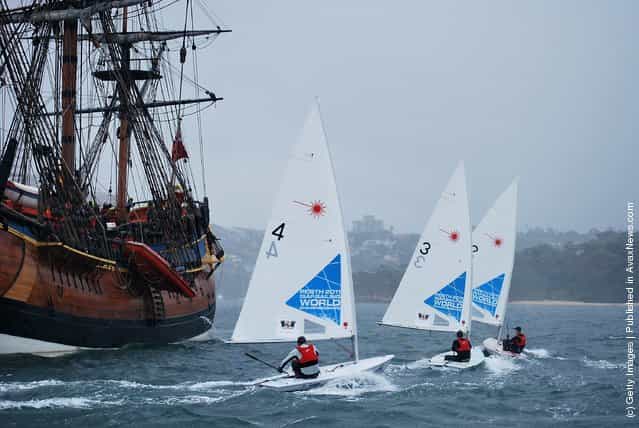 HMB Endeavour Sets Sail For Perth
